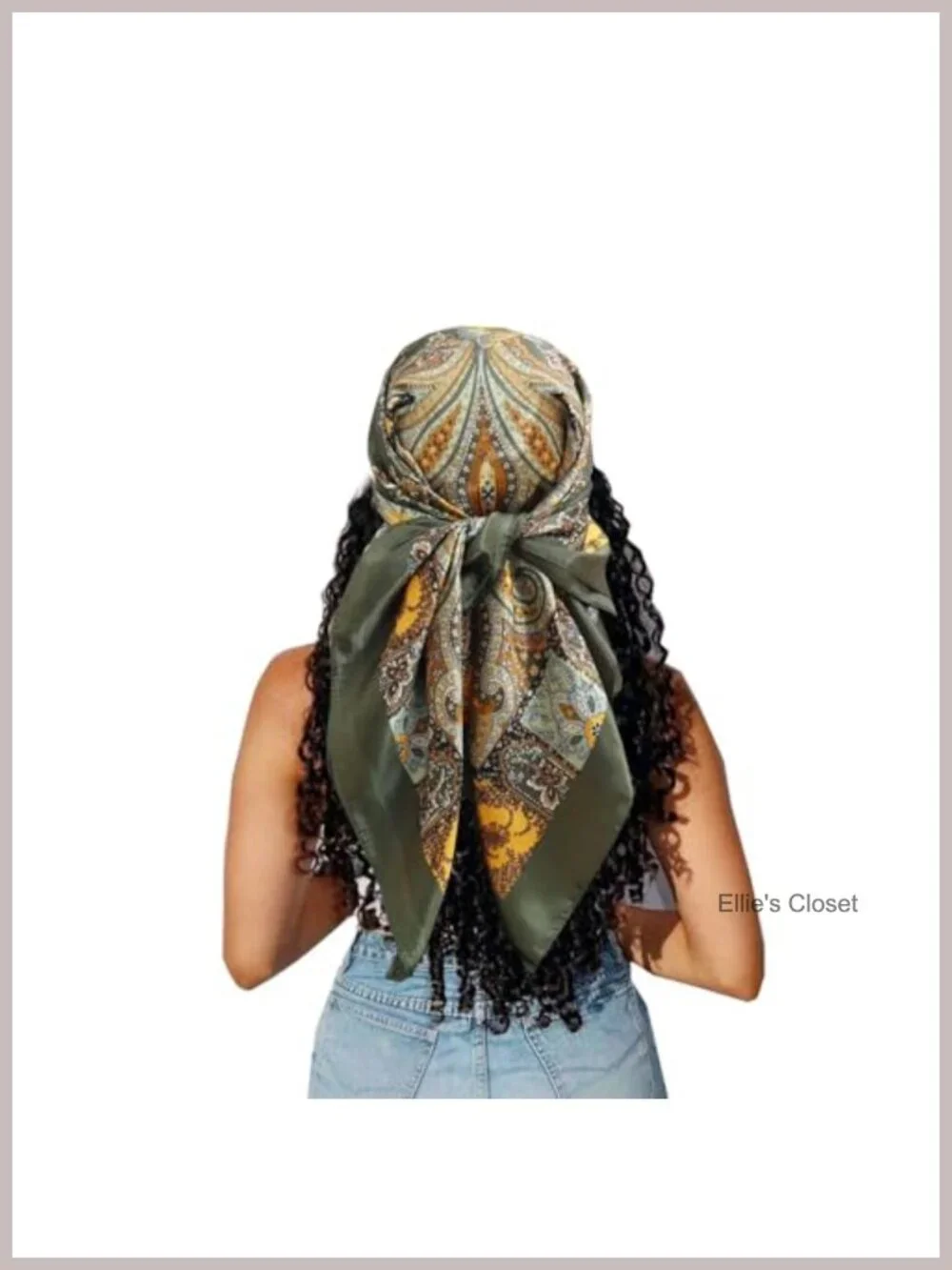 Large Satin Scarf for Women 35